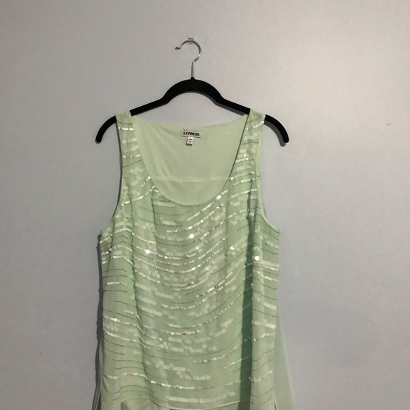 EXPRESS Sequins Top - Picture 2 of 5